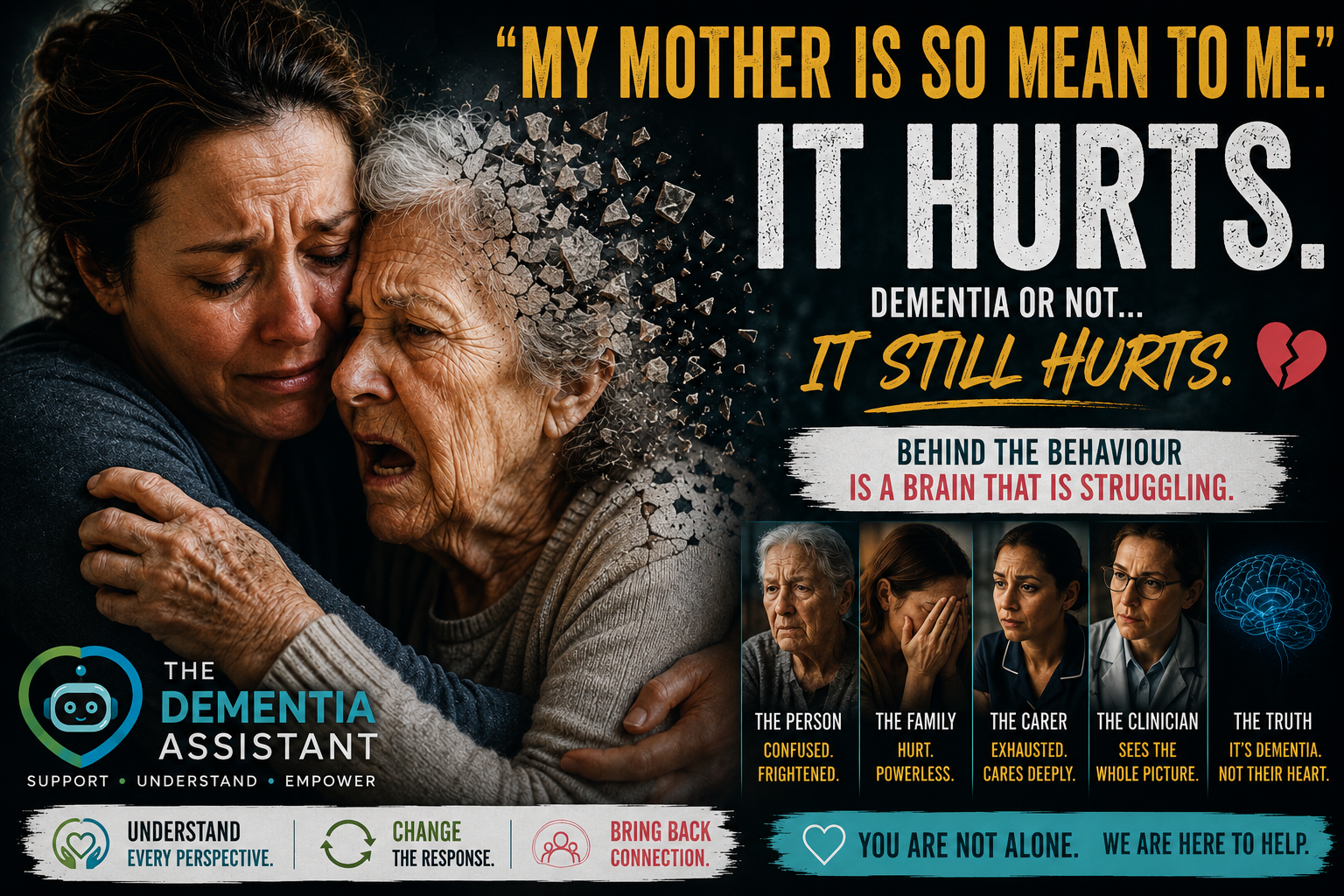 “My Mother Is So Mean to Me. It Hurts.” Dementia or not… it still hurts. 💔