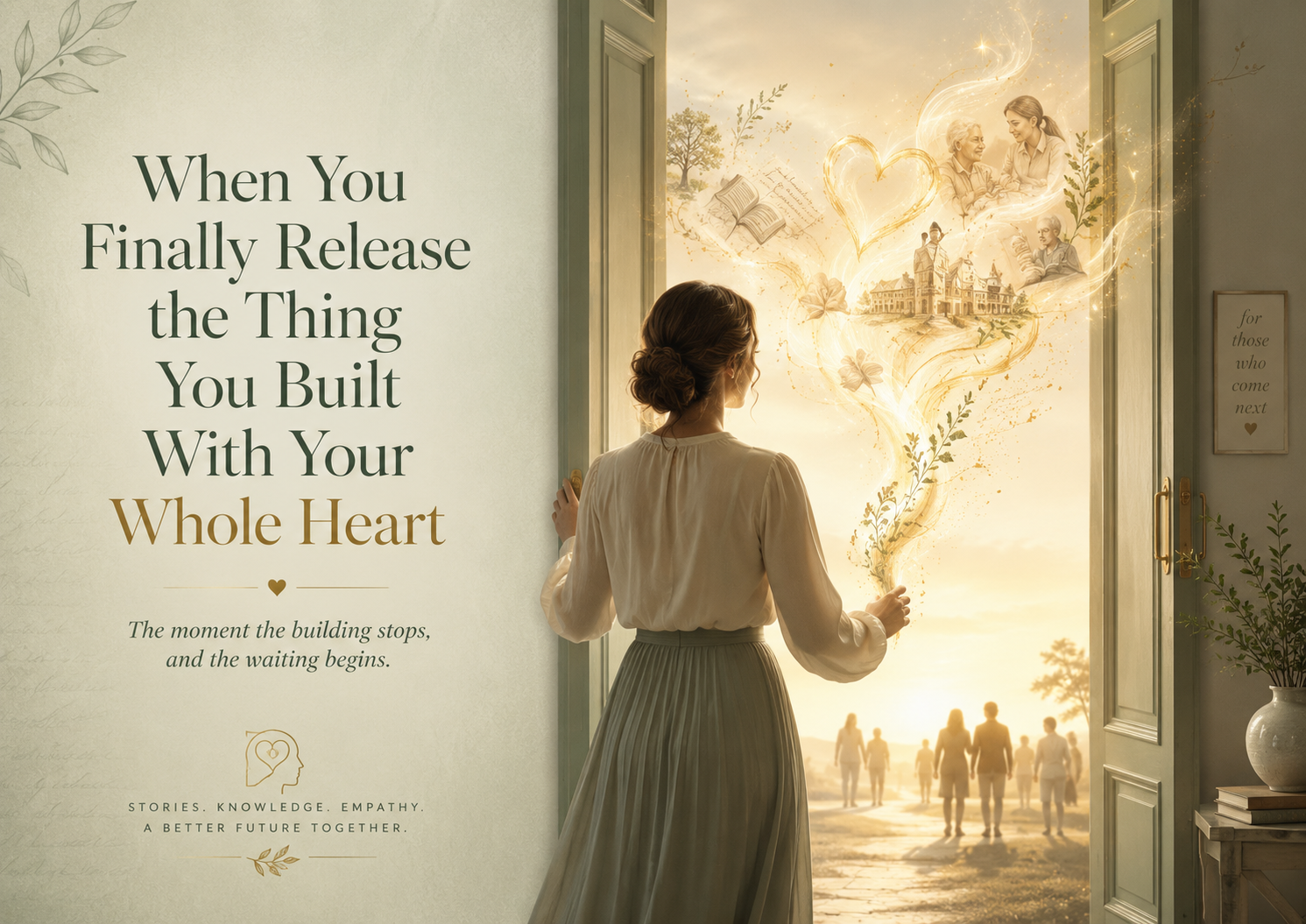 When You Finally Release What You Built With Your Whole Heart