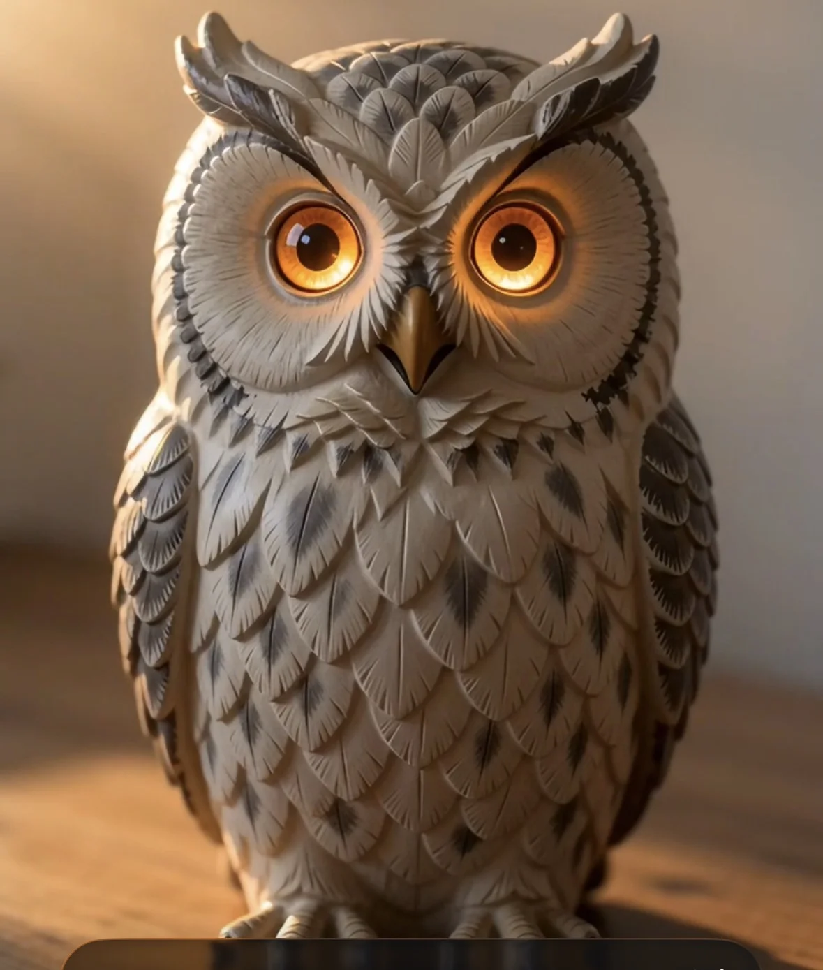 Portrait of Hugo the owl