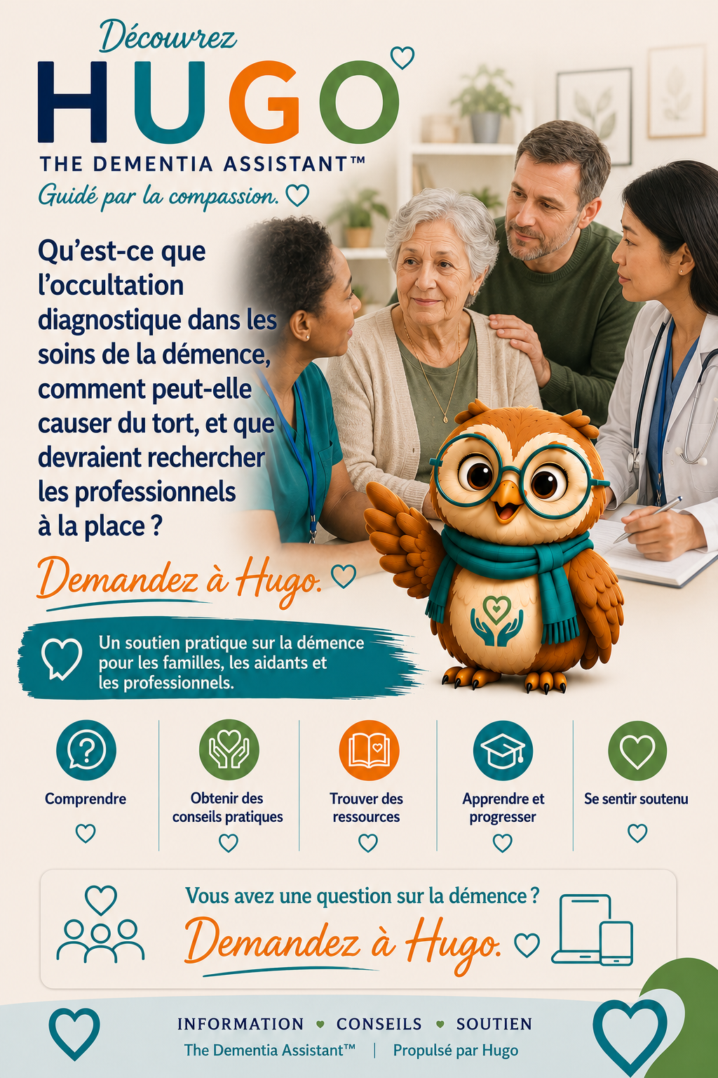 Qu’est-ce que l’éclipse diagnostique dans les soins de la démence, comment peut-elle causer des dommages et que devraient plutôt rechercher les professionnels ? — Ask Hugo