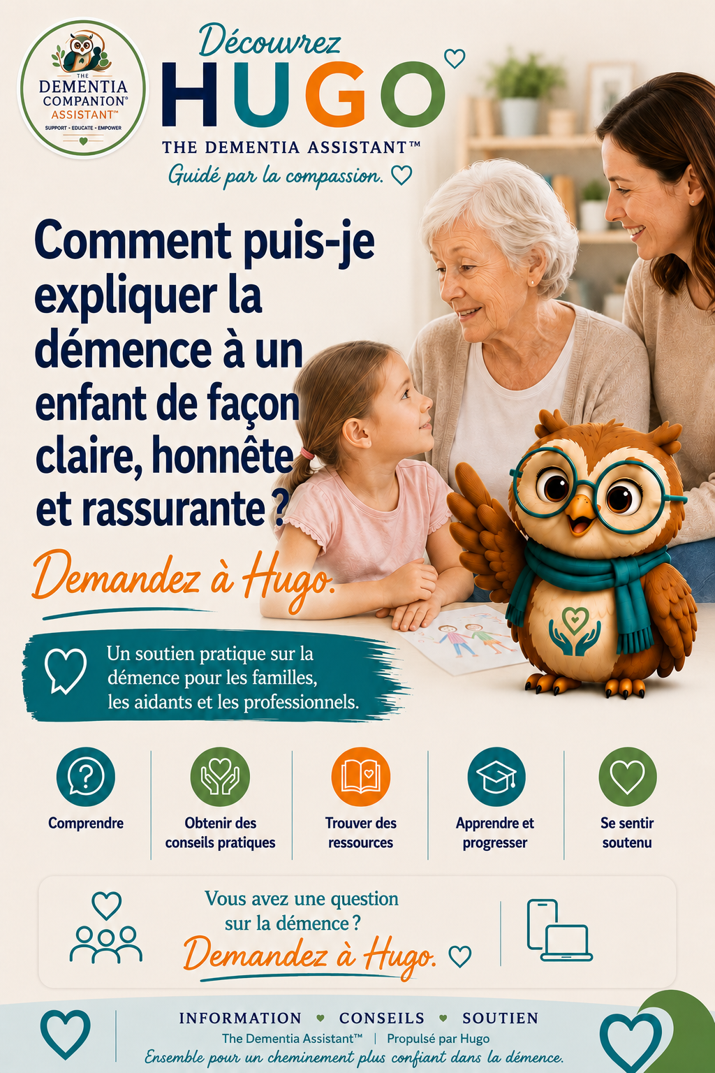 Comment expliquer la démence à un enfant de manière claire, honnête et rassurante ? — Ask Hugo