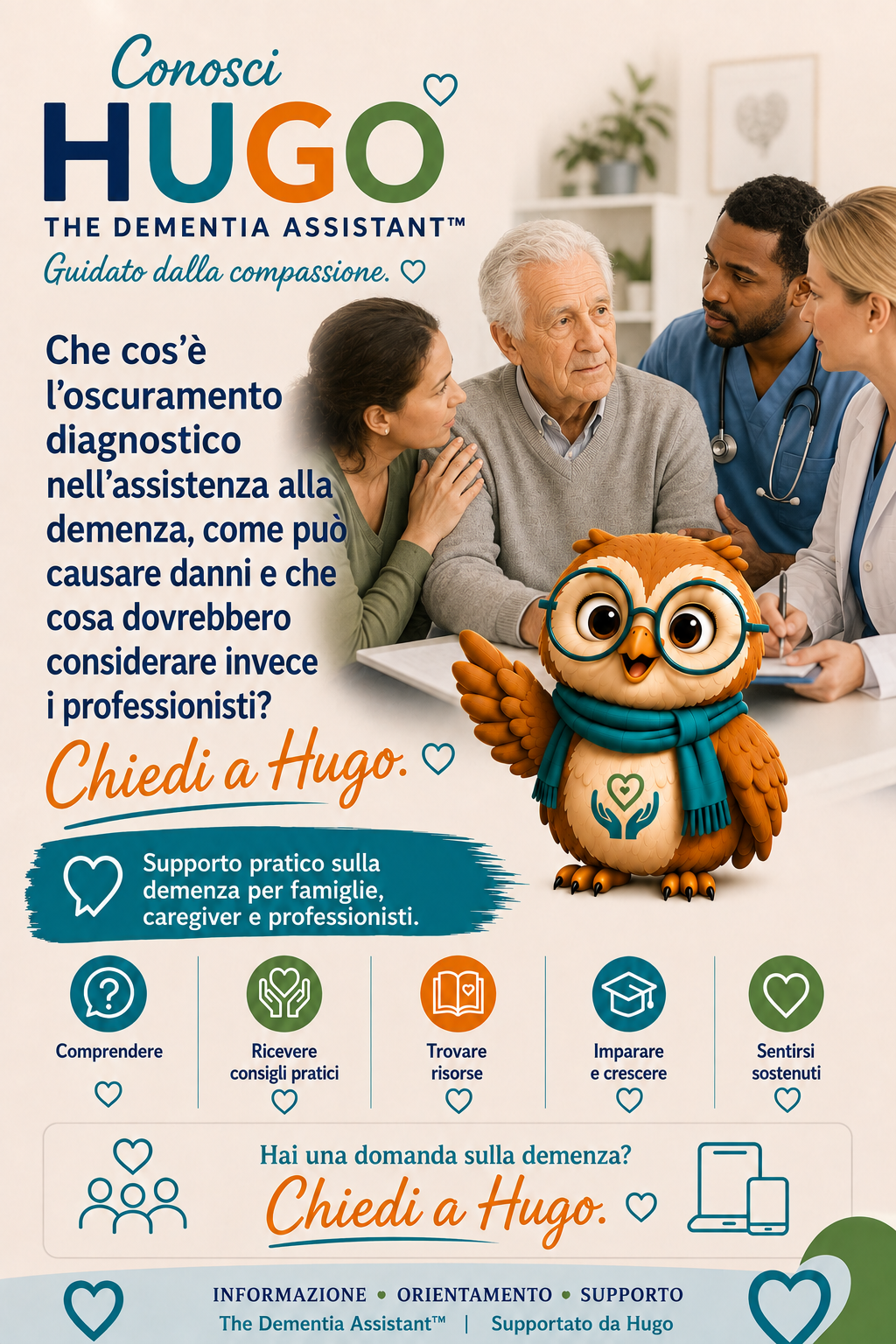 Cos’è l’ombra diagnostica nella cura della demenza, come può causare danni e cosa dovrebbero cercare invece i professionisti? — Ask Hugo