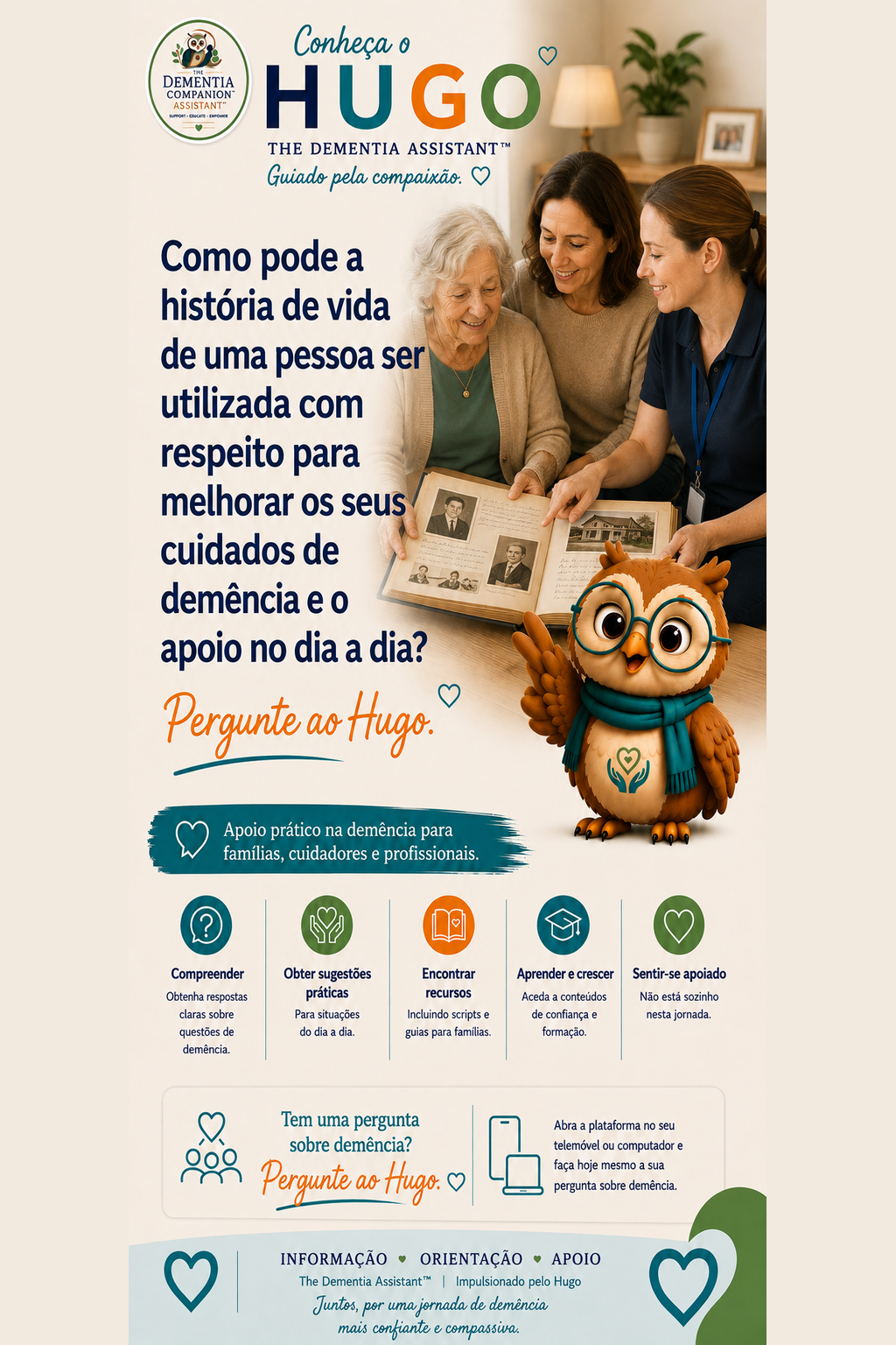 Como pode a história de vida de uma pessoa ser usada respeitosamente para melhorar os seus cuidados com a demência e o seu apoio diário? — Ask Hugo