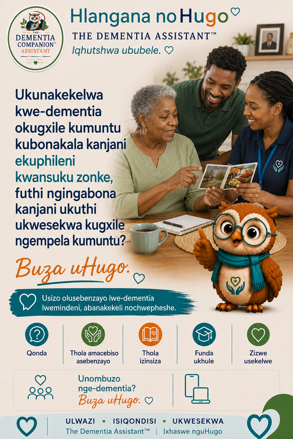 Yini okufanele ifake imibhalo yokunakekelwa okuhle kokuwohloka komqondo okugxile kumuntu, futhi ngingayenza kanjani ibe usizo ekusebenzeni kwansuku zonke? — Ask Hugo