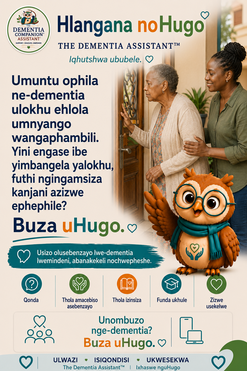Umuntu onokuwohloka komqondo ulokhu ebheka umnyango wangaphambili. Yini engase ibangele lokhu, futhi ngingabasiza kanjani bazizwe bephephile? — Ask Hugo