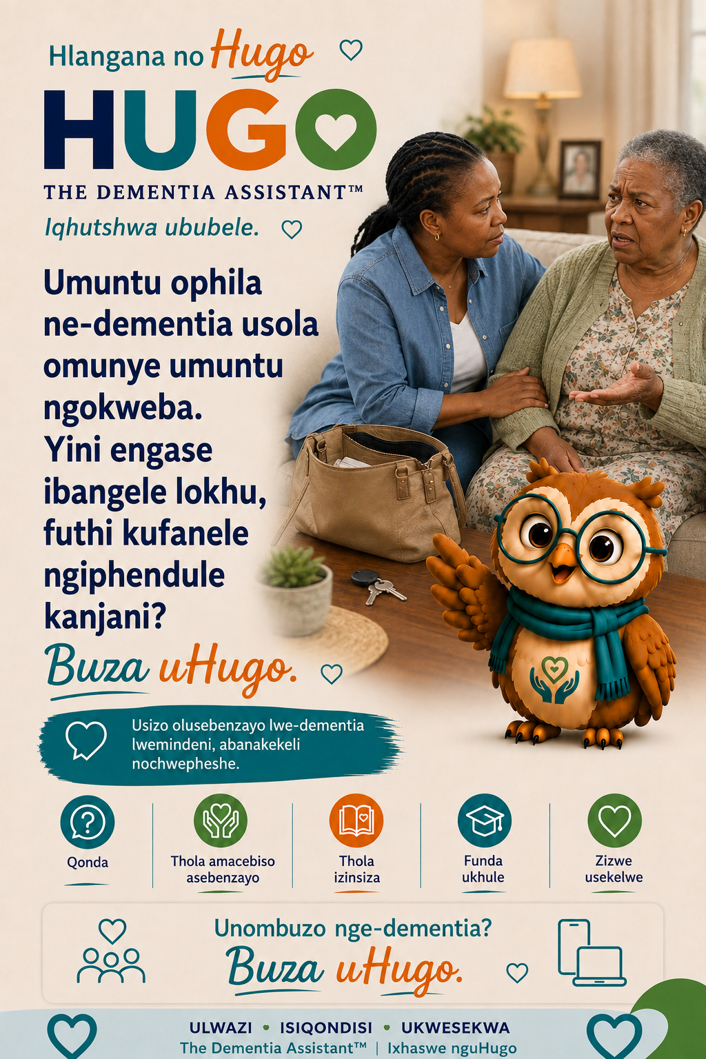Umuntu onokuwohloka komqondo ubonakala ethukile futhi udinga ukuqinisekiswa ngokuphindaphindiwe. Yini engingayisho noma ngenze ukuze bazizwe bephephile? — Ask Hugo