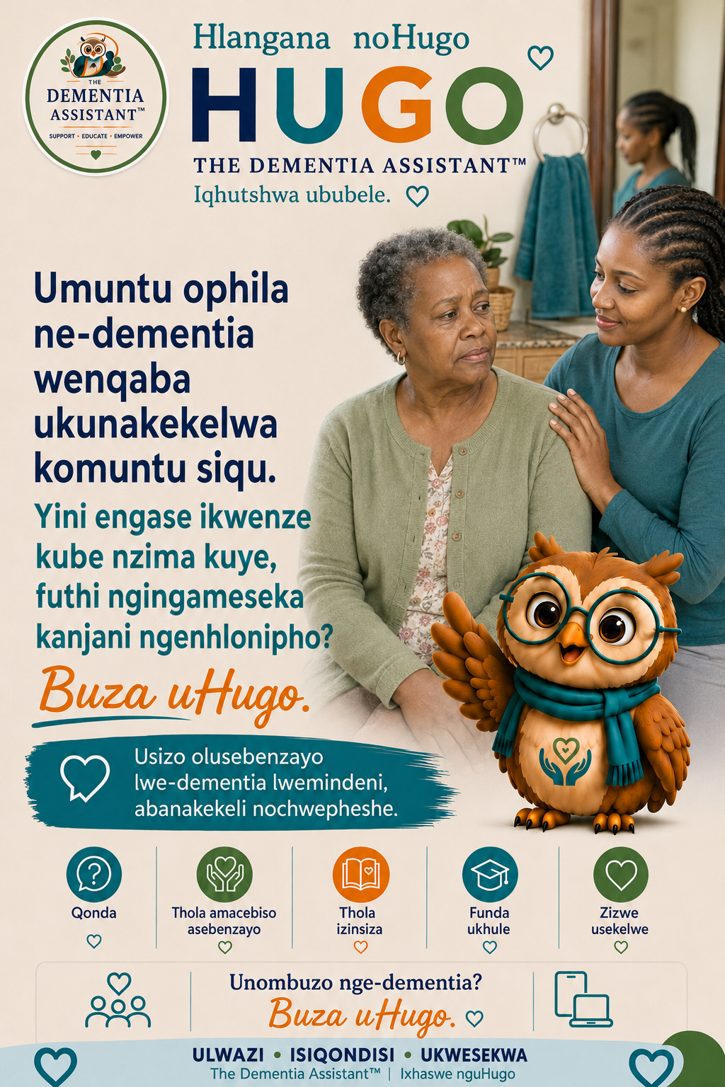 Umuntu onokuwohloka komqondo wenqaba ukunakekelwa komuntu siqu. Yini engase yenza kube nzima, futhi ngingabasekela kanjani ngenhlonipho? — Ask Hugo