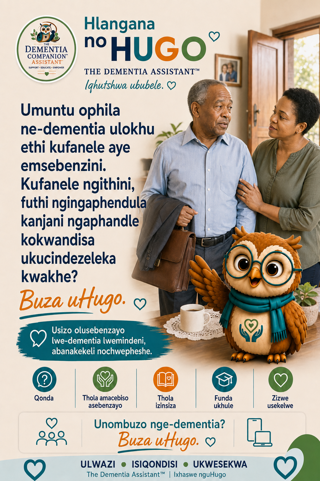 Umuntu onokuwohloka komqondo ulokhu ethi udinga ukuya emsebenzini. Kufanele ngithini, futhi ngingasabela kanjani ngaphandle kokubangela ukucindezeleka okwengeziwe? — Ask Hugo