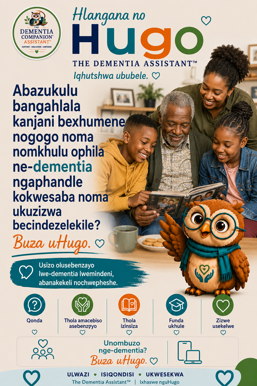 Abazukulu bangahlala kanjani bexhumene nogogo nomkhulu onokuwohloka komqondo ngaphandle kokuzwa ukwesaba noma ukukhungatheka? — Ask Hugo